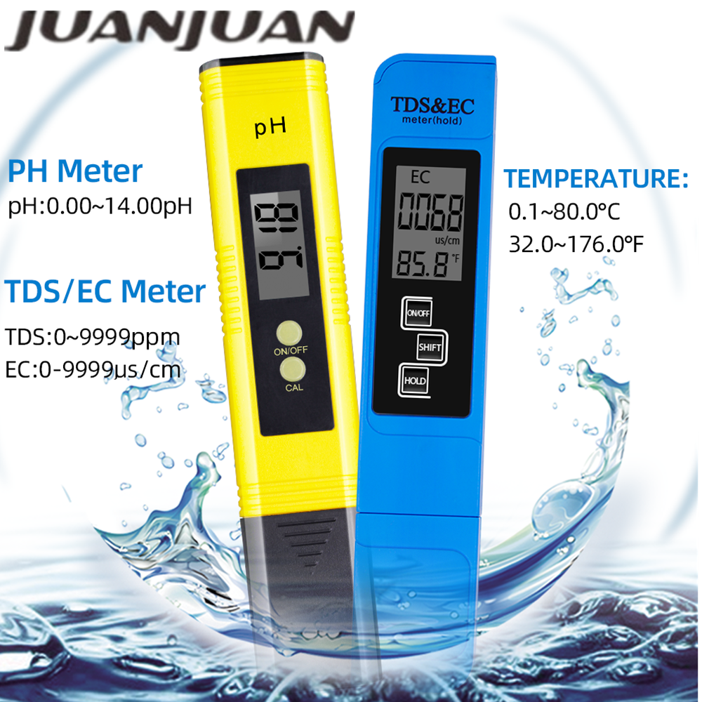 Water PH Pen LCD Digital TDS-3 EC Meter Tester temperature Monitor Tool ppm NEW 