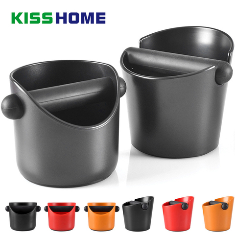 13x13x13cm Mini Coffee Tamper Knock Box ABS Deep Bent Design Coffee Slag isn't Splash Manual Grinder Household/Bar Accessories ► Photo 1/6