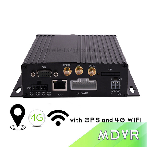 HIKVISION Mobile DVR 4CH GPS 4G WIFI Car Bus Truck Taxi MDVR Real-Time Surveillance ► Photo 1/6