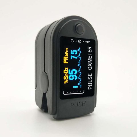 Portable Finger Oximeter Oxygen Saturation Blood Oxygen Monitor Finger Clip Heart Rate Monitor Oximetry Pulse Oximeter Oximetro ► Photo 1/6