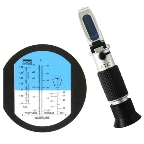 Portable Refractometer Antifreeze Battery Ethylene Propylene Glycol Refractometer RHA-503ATC ► Photo 1/1