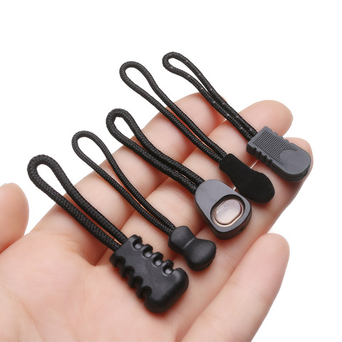 5 PCs Zipper Puller End Fit Rope Tag Fixer Zip Cord Tab Replacement Clip for Broken Buckle Travel Bag Suitcase Tent Backpack ► Photo 1/6