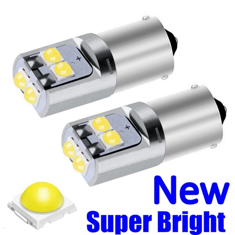 2PCS T11 233 T4W BA9S BAX9S BAY9S LED Car Interior Reading Dome Lamp Auto Tail Side Bulb Parking Light License Plate Bulb ► Photo 1/6