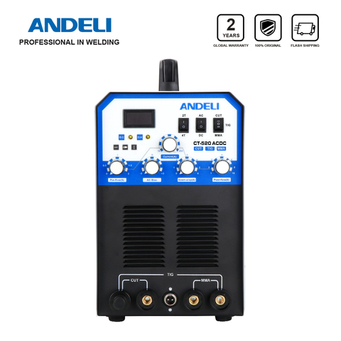 ANDELI Multi-Function AC/DC TIG Welding Machine TIG MMA ARC CUT 3 in 1 CUT Welding Machine TIG Welder ► Photo 1/6