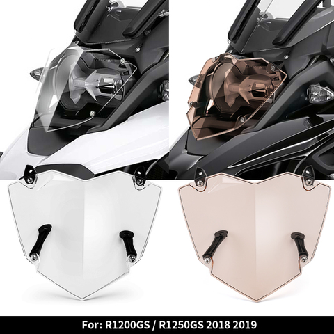 For BMW R1200GS LC R1250GS R 1200 GS ADVENTURE ADV Motorcycle Front Headlight Protector Head Lamp Cover Shield Guard 2022 ► Photo 1/6