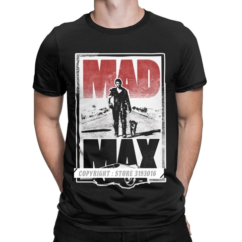 Vintage Mad Max Tshirt Fury Road Movie Warrior Hardy Action Sci Fi Driving Car Printed Tops T Shirt Camisas Hombre ► Photo 1/6