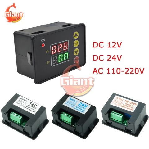 DC 12V DC 24V AC 110V 220V Digital Time Delay Relay Cycle Timer Control Switch Adjustable Timing Relay Multifunction Time Relay ► Photo 1/6