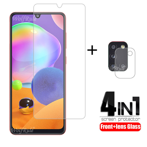 4-in-1 For Samsung Galaxy A31 Glass For Samsung A31 Tempered Glass For Samsung A51 A71 A01 A21S M21 M31 A11 A41 A31 Lens Glass ► Photo 1/6