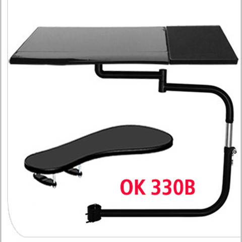 DL OK330 Multifunctoinal Full Motion Chair Clamping Keyboard Support Laptop Holder Mouse Pad for lazy laptop table ► Photo 1/4
