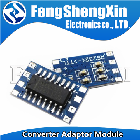10pcs/lot Serial Port Mini RS232 to TTL Converter Adaptor Module Board MAX3232 115200bps ► Photo 1/6