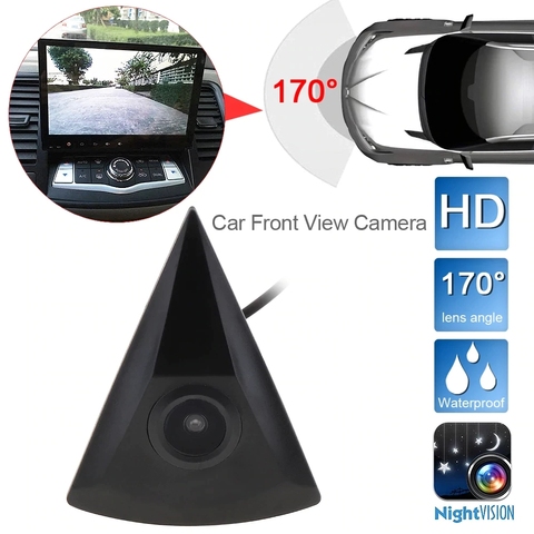 Car Front View Camera Fit for VW / Volkswagen / GOLF / Jetta / Passat / Polo / Tiguan Waterproof 170 Wide Degree Logo Embedded ► Photo 1/6