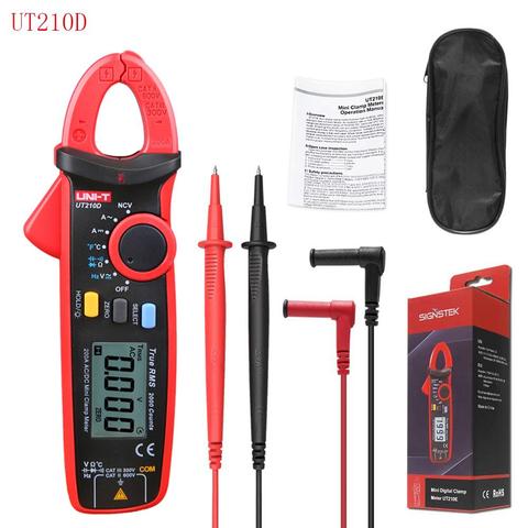 UT210D Digital Clamp Meter Temperature Measurement Auto Range Capacitance Multimeter AC/DC Current Voltage Resistance Meters ► Photo 1/6