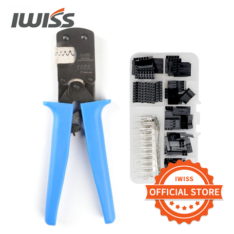 IWISS IWS-3220 Plier 310PCS Dupont Terminal Kit Micro Connectors Pins Crimping Tools Set for D-Sub,Open Barrel Suits Molex,JST ► Photo 1/6