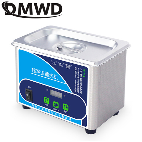 Digital Ultrasonic cleaner 50W Sonicator bath 40Khz degas for gold sliver Jewelry glasses jade necklace oxides rust oil washer ► Photo 1/2
