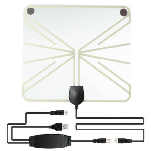 50miles Indoor TV 1080P Antenna HDTV Receiving Antenna ATSC dvb-t2 Wi-Fi 802.11 b/g/n Antennas for Android 5.1 ► Photo 1/6