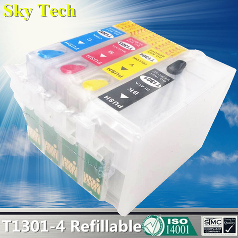 Empty refill ink cartridges For Epson T1301 T1302 T1303 T1304 , suit for BX525WD BX625FWD SX525WD SX620FW etc, with ARC chip ► Photo 1/4