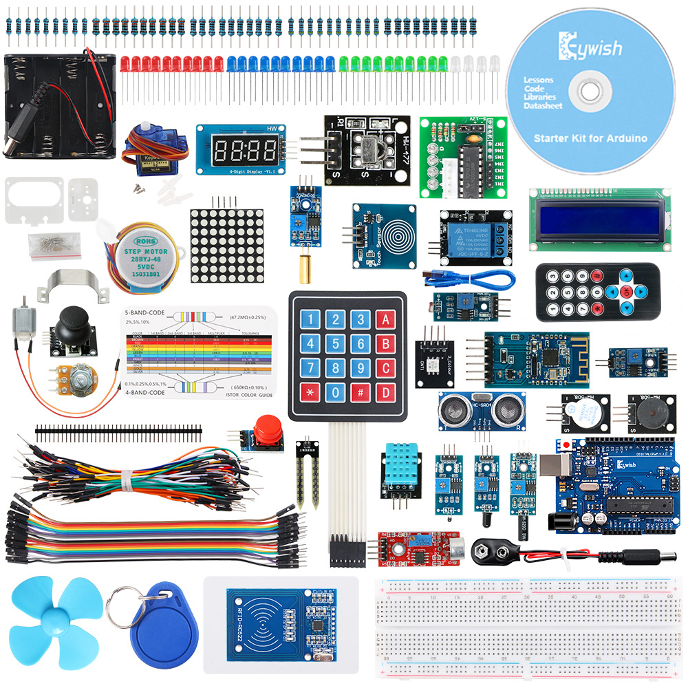Keywish RFID Starter Diy Kit For Arduino UNO R3 With Bluetooth Module, 34  Lesson , Solder-Free, Support Scratch Mblock - Price history & Review, AliExpress Seller - Shop3269016 Store