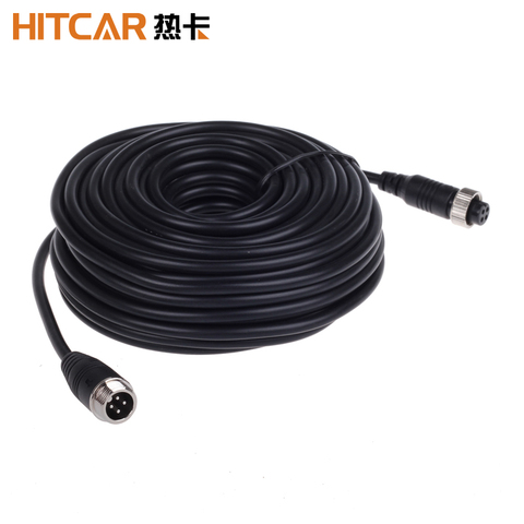 4Pin Connector Plug Power AV Video Extension Cable for Car Truck BUS Caravans Motor home Reverse Parking Camera ► Photo 1/6