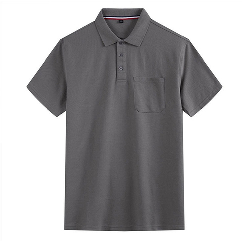 New Fashion Mens Polo Shirt for Men Tops Tees Men Loose Short Sleeve Comfortable Polo Plus Size Pocket Polo Shirts 6XL 7XL 8XL ► Photo 1/6