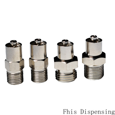 Locking Head Luer Lock Adapter Screw End G1/8,G1/4,M10*1,M12*1 Optional for Automatic Dispensing Valve ► Photo 1/6