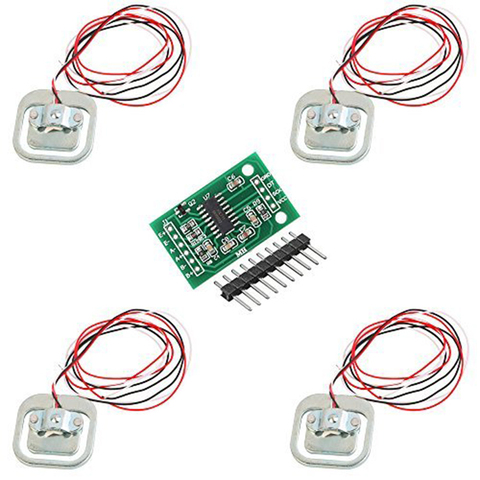 4pcs 50KG Human Scale Body Load Cell Resistance Strain Weight Sensor + HX711 Module Pressure Sensors Measurement Load Cell ► Photo 1/2