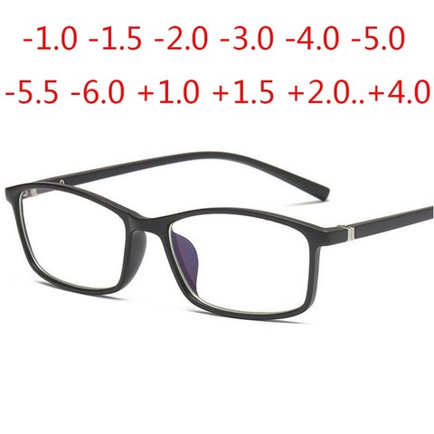 Thin frame Myopia Glasses Blue Coated -1.0 -1.5 -2.0 -2.5 -3.0 -To-6.0 Reading +100 +150 +200 +250 +300 +350 +400 ► Photo 1/6