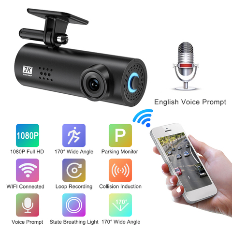 Xiaomi 70Mai WiFi DVR 130 Degree Wireless Car Dash Cam 1080P Recorder