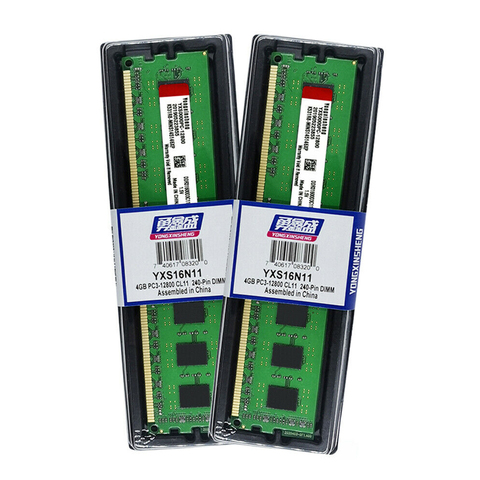 Yongxinsheng 2 x 8GB PC3-1600 Desktop DDR3 16GB RAM 12800MHz 240-Pin DIMM RAM Memory 1.5v voltage ► Photo 1/1