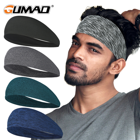 High Quality Cotton Sweat Headband For Men Sweatband Women Yoga Hair Bands  Head Sweat Bands Sports Safety