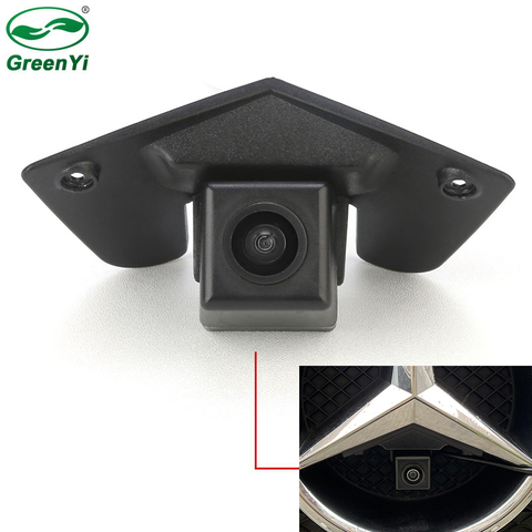 CCD HD Night Vision Front View Camera For Benz Forward Logo Camera As For Benz Mercedes Vito Viano A B C E G GL SLK GLK SL Class ► Photo 1/6