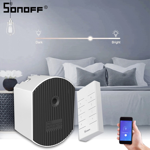 SONOFF D1 Smart Dimer Mini Led Light Wifi Switch Remote Controller Brightness Ewelink/Voice/433mhz RF EU Smart/Google Home Alexa ► Photo 1/6