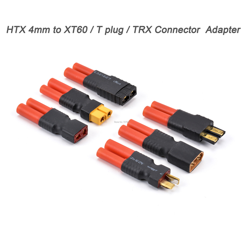 NEW HXT 4MM to XT60 T Plug Male / Female Adapter Lipo Battery Banana Bullet Deans Connector Wireless ► Photo 1/6