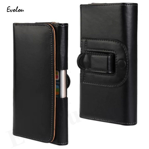 Leather Phone Bag For Samsung Galaxy A90 A80 A70 A60 A50 A40 A30 A20 A10S A20E A30S A20S Pouch Waist Case Belt Clip Flip Cover ► Photo 1/6