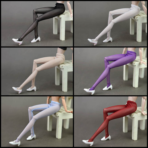 Fashion Doll Accesssories High Elastic Pantyhose For Barbie Dolls Clothes Handmade Mesh Stocking Bottoms Trousers Pants Legging ► Photo 1/6