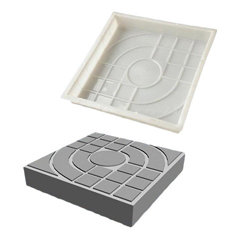 Plastic Paving mold Making DIY Paving Mould Home Garden Floor Road Concrete Stepping Home Garden Decorative accessories 2022 ► Photo 1/6