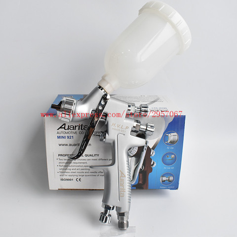 Auarita MINI H-921 Professional HVLP Gravity Feed Air Spray Gun 1.0mm nozzle 250ml mini paint sprayer ► Photo 1/6