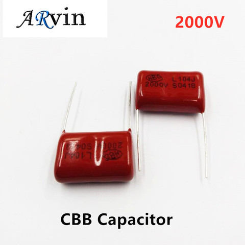 10Pcs CBB Capacitor 2000V 102J 223J 473J 104J 2KV 1NF 22NF 47NF 0.1UF 105J 27MM ► Photo 1/6