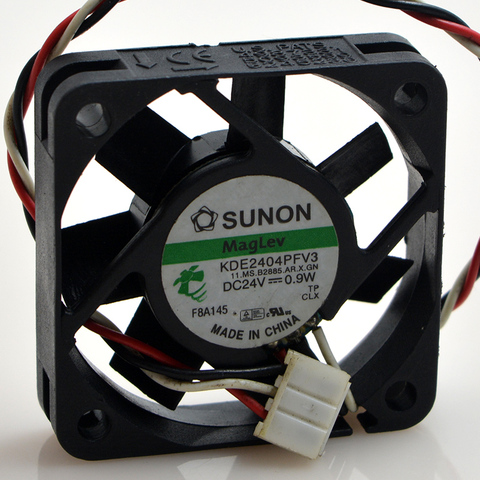 1PCS original For Sunon KDE2404PFV3 Oil bearing Cooling Axial Fan DC 24V 0.9W 4010 40*40*10mm ► Photo 1/4