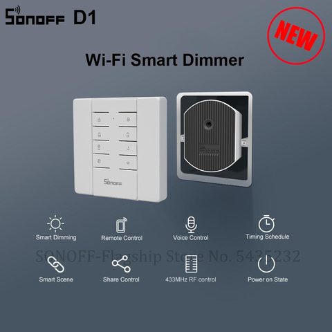 Itead SONOFF D1 DIY Smart Dimmer Switch Wifi Mini Switch Module Support Dimmable LED light Work With Sonoff RM433 For Smart Home ► Photo 1/6