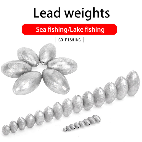 10 pcs Sea fishing Lake fishing  fishing lead top and bottom rigs  fly tying tools  fishing weights Thrown pole ► Photo 1/6