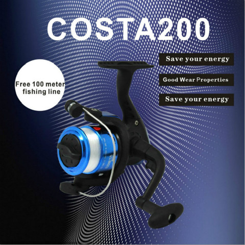 High Speed 5.2:1 Saltwater Cheap Spinning Reel Fishing Light 2000 Series 4BB Blue Moulinet Spool Spinning Fishing Reel Wheel ► Photo 1/6