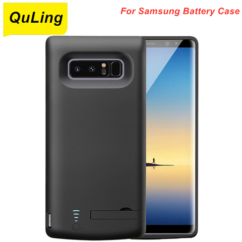 QuLing 10000 Mah For Samsung Galaxy S8 S8 Plus S9 S10 S10e Note 8 9 10 20 S20 + Plus S20 Ultra 21 Battery Case Power Bank ► Photo 1/6