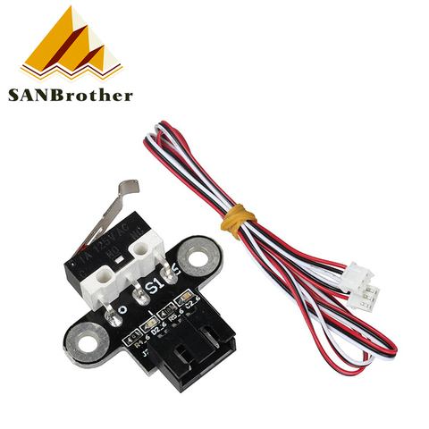 3D Printer Parts Mechanical Limit Switch Module Horizontal Type Endstop With 1M Cable For DIY Motherboard Reprap Ramps1.4 ► Photo 1/4