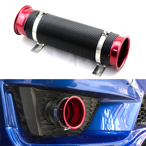 Adjustable Air Duct Intake Pipe Hose 76mm Universal Car Cold Air Turbo Intake Inlet Pipe Flexible Duct Tube Hose Induction Kit ► Photo 1/6