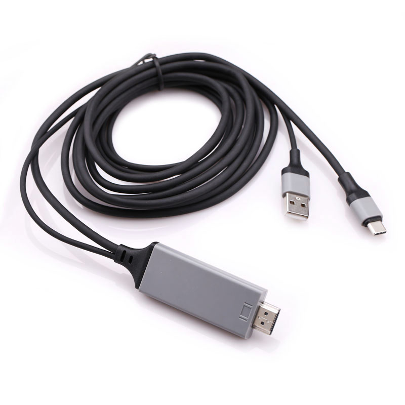 2M Type C HDMI Cable Android Phone to TV Adapter USB C HDTV Video Link For  Dell ASUS Samsung S20 S8 S9 S10 Plus Note20 10 HTC - Price history & Review  |