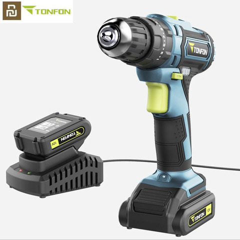 Xiaomi Tonfon Wireless Electric Cordless Drill Impact Power Driver 12V 2000mAh Battery 2-Speed EU Adapter For Home Work E13 ► Photo 1/1