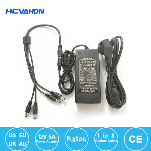 12V 5A 4 Port CCTV Camera AC Adapter Power Supply Box For The CCTV Camera ► Photo 1/6