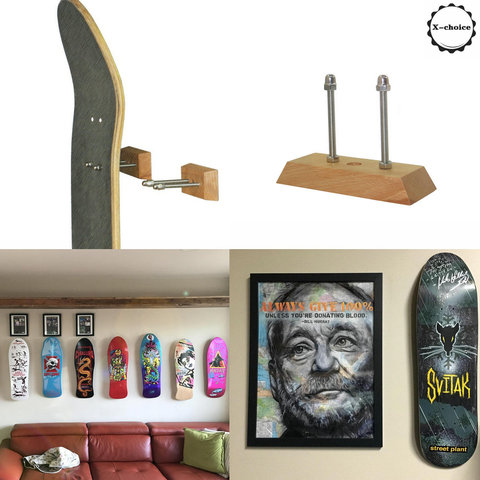 Hanger Skateboard Deck | Longboard Deck Floating Display Wall Mount Skate Hanger | Easy Installation and Use ► Photo 1/6