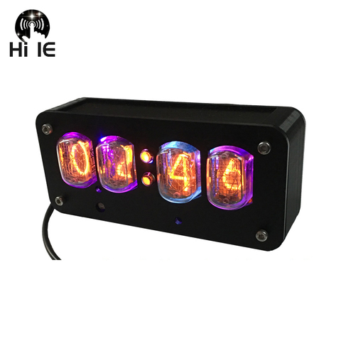 IN12 Fluorescent Tube Clock Glow Clock GPS Timing Creative Home Clock Digital Nixie Clock ► Photo 1/1