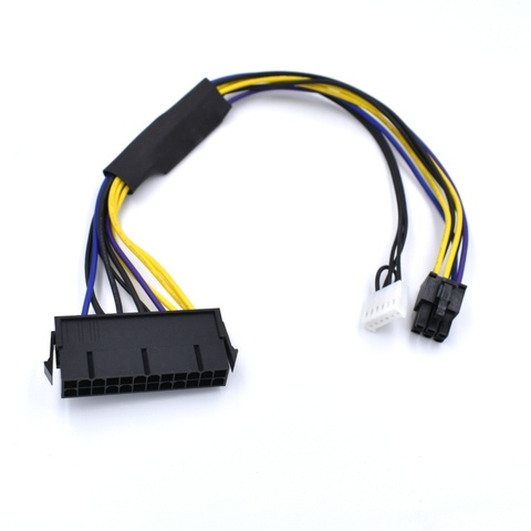 24 Pin to 6 Pin PCI-E ATX Main Power supply Adapter Cable for HP8380 8000 880 600G1 Motherboard ► Photo 1/2